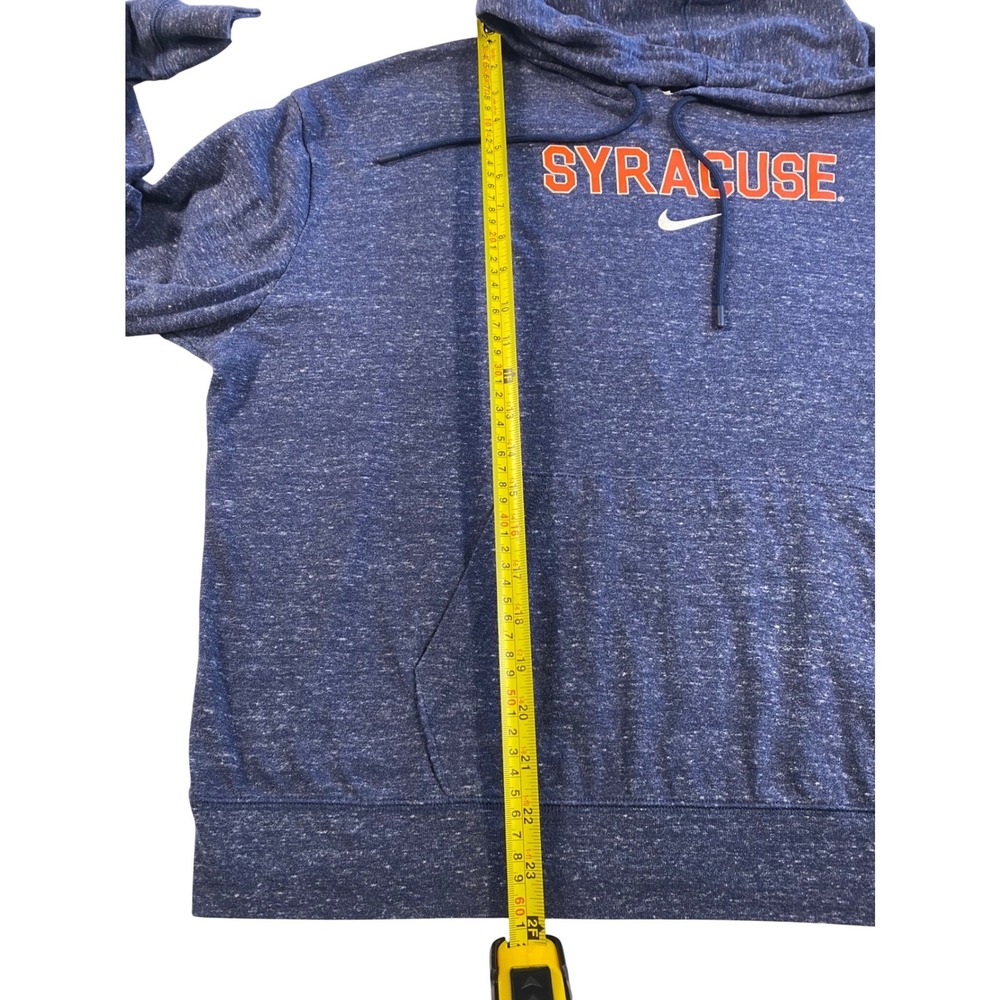 Nike Syracuse Hoodie XL Blue Orange Swoosh Lightweight Pullover NCAA - Picture 5 of 12